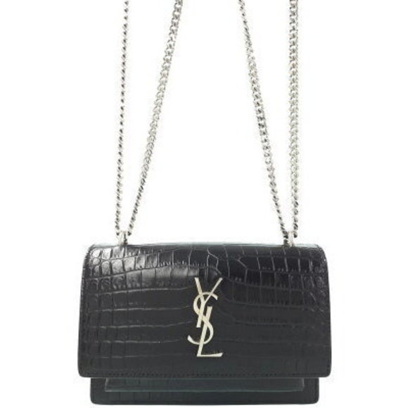 SAINT LAURENT PARIS Sunset Chain Wallet - Picture 1 of 8